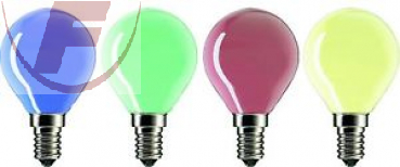 E14 Tropfenlampe 25Watt / 230Volt / pink / matt / dimmbar